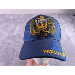 US Navy Hat Cap King Blue World's Greatest Navy USN Camo Adjustable Cotton Hat